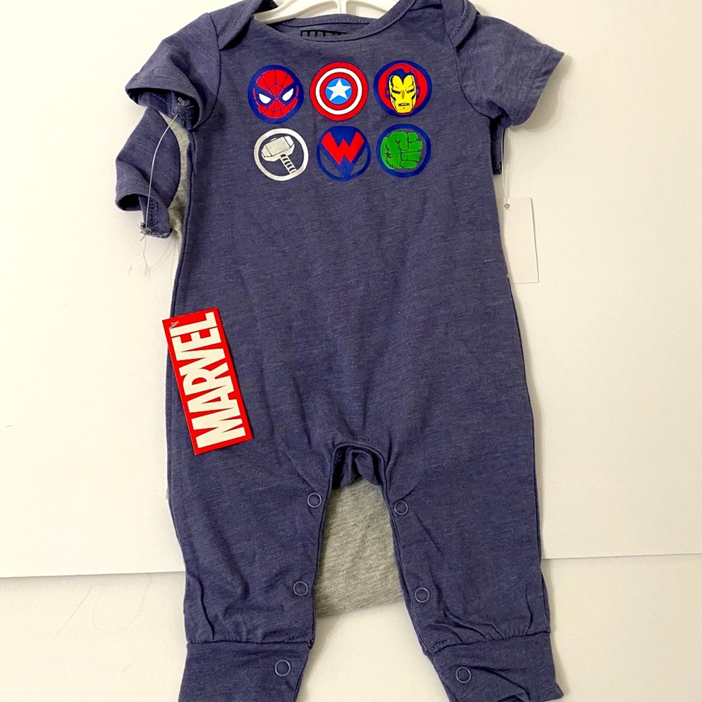 NWT Marvel Jumpsuit & Spider-Man Onesie